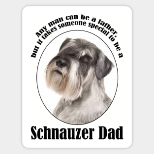 Schnauzer Dad Sticker